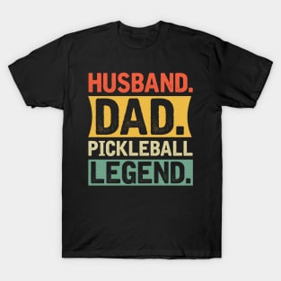 Husband Dad Pickleball Legend T-Shirt